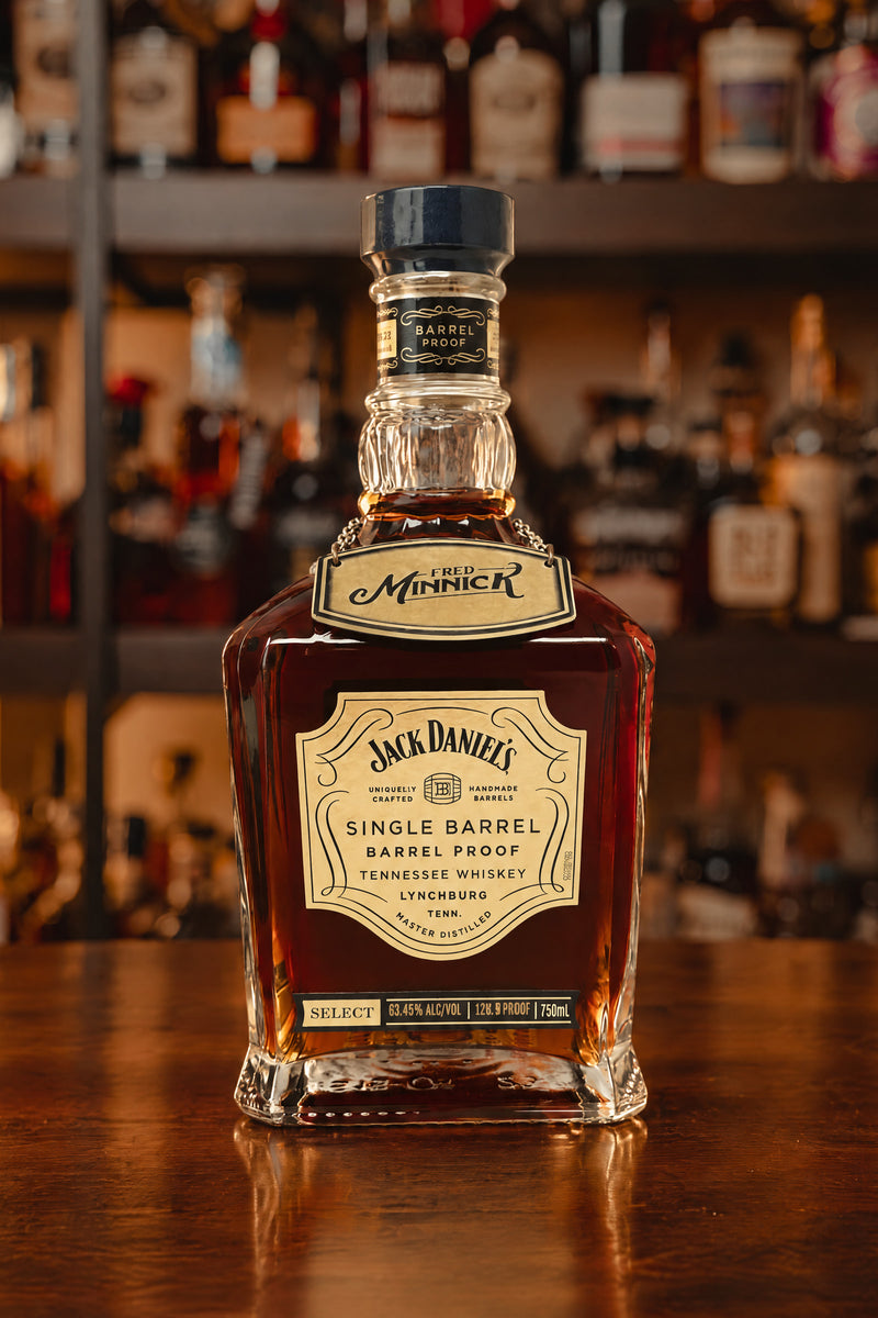 Jack Daniel's Single Barrel Proof Tennessee Whiskey 126.9 proof -  Selected by Fred Minnick (No Neck Tag)