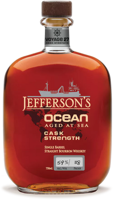 Jefferson's Oceans Cask Strength Whiskey 114.2 Proof - Selected by Seelbach's