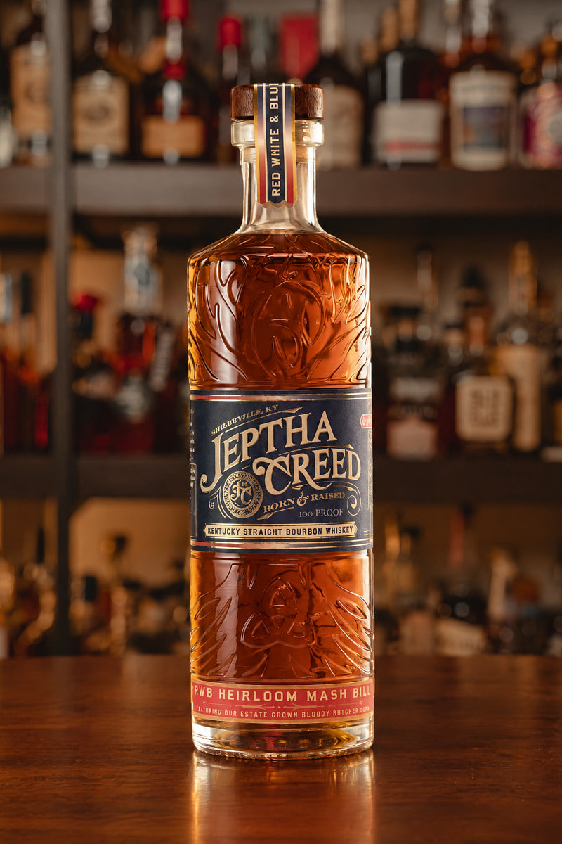 Jeptha Creed Red White and Blue Straight Bourbon
