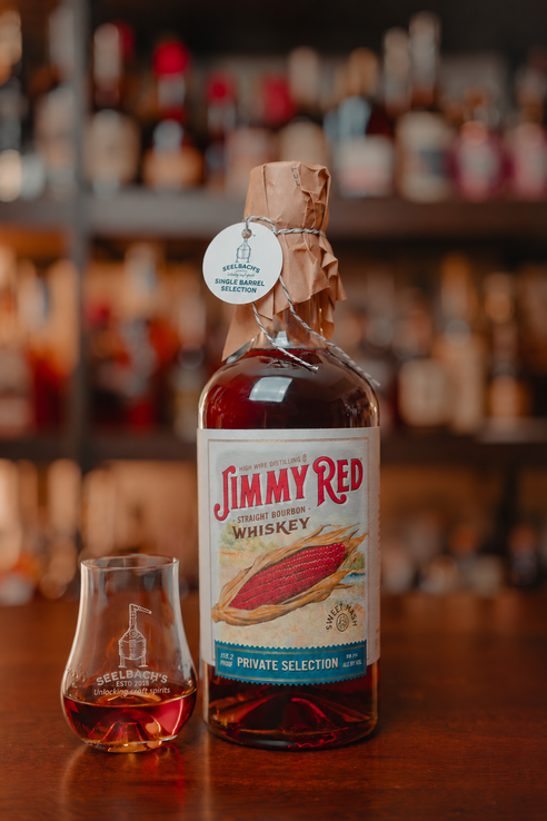High Wire Distilling Jimmy Red Single Barrel Bourbon #1172 118.2 proof - Selected by Seelbach's