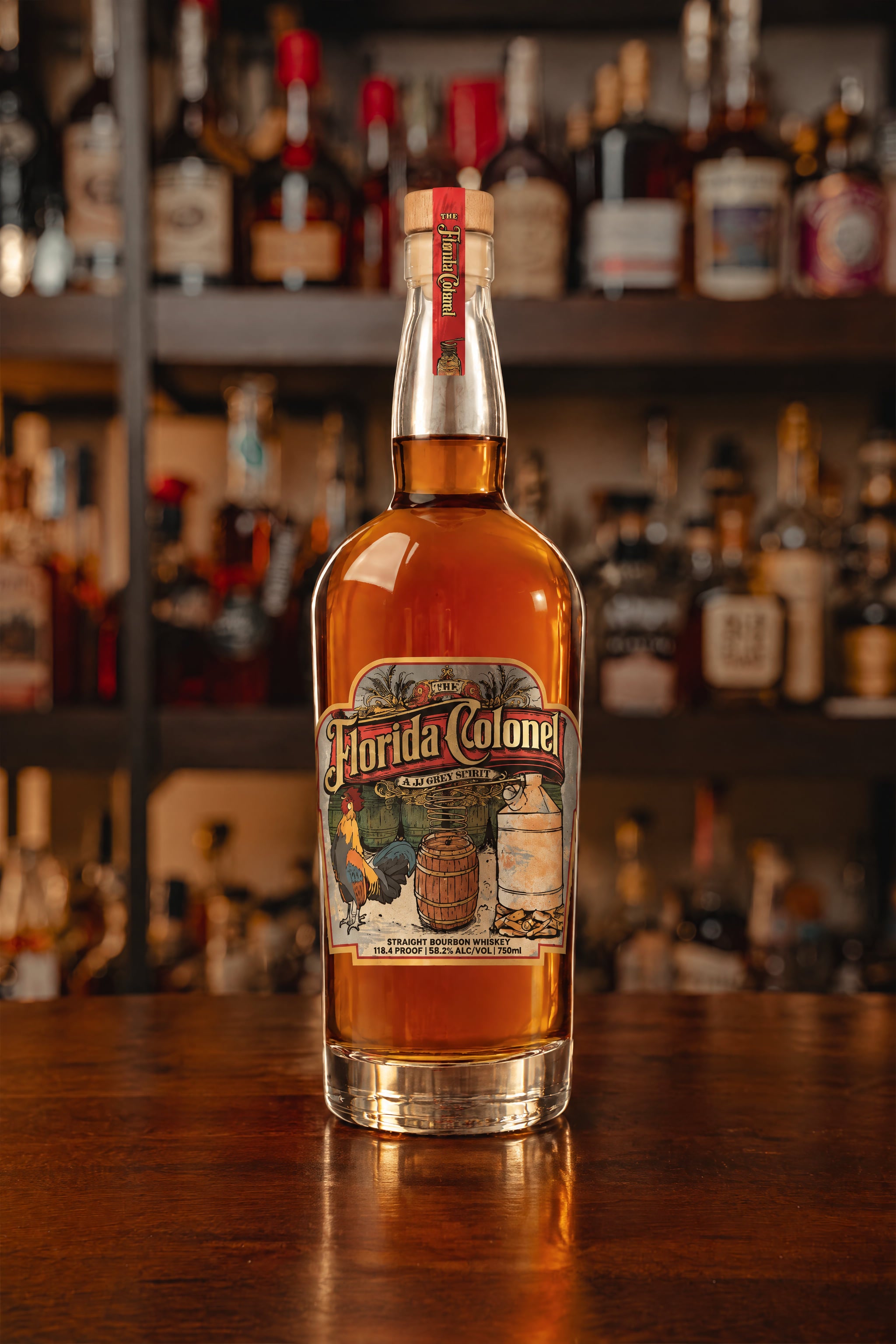 JJ Grey's Florida Colonel Straight Bourbon Whiskey – Seelbach's