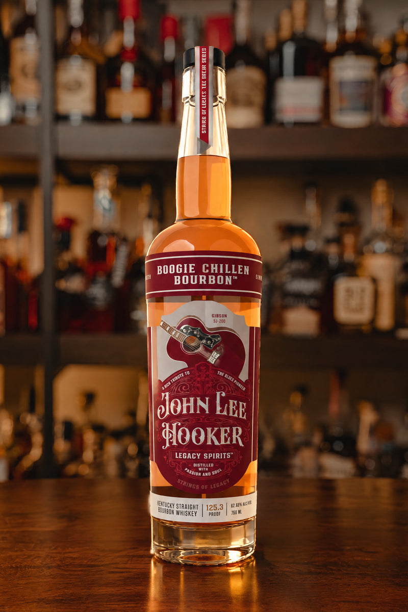 John Lee Hooker Legacy Spirits Kentucky Straight Bourbon Boogie Chillen Bourbon "Gibson SJ-200"