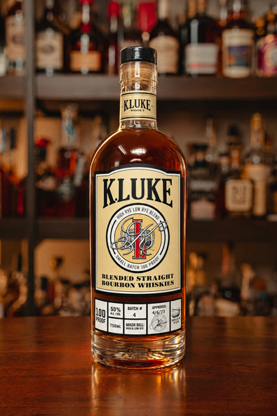 K.LUKE Whiskey Company Small Batch 100 Proof Bourbon Batch 4