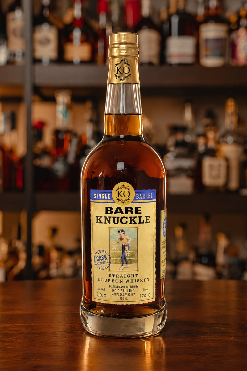 KO Distilling Bare Knuckle Single Barrel Cask Strength Straight Bourbon Whiskey #18-0598 120 Proof - Selected by KPWS