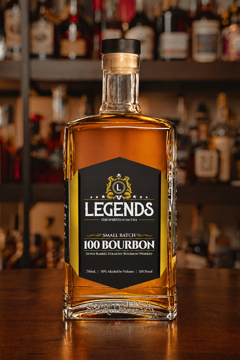 Legends of Georgia Small Batch 100 Bourbon Seven Barrel Blend Whiskey