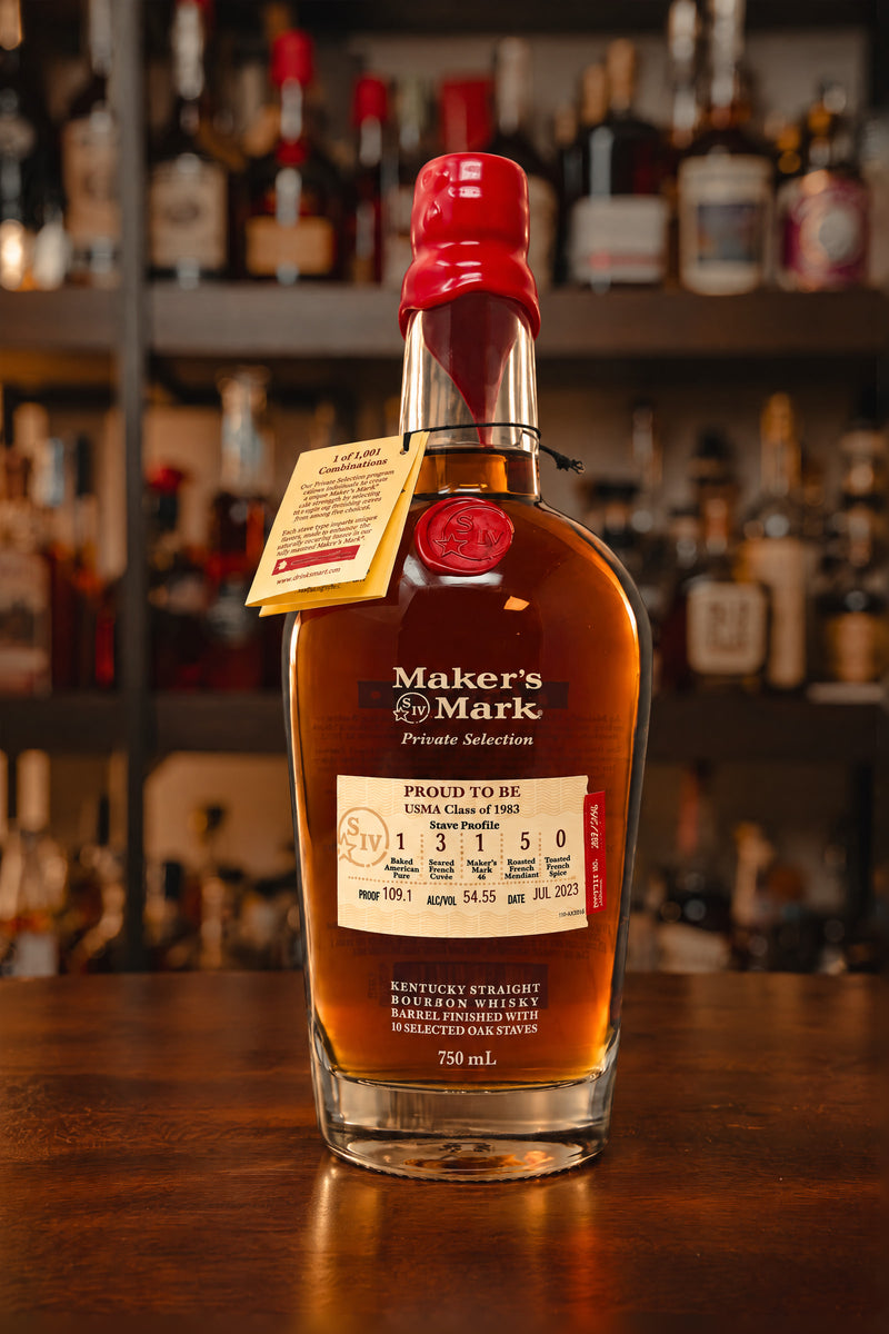 Maker’s Mark Private Select Bourbon - "Proud To Be" USMA Class of 1983 109.1 proof