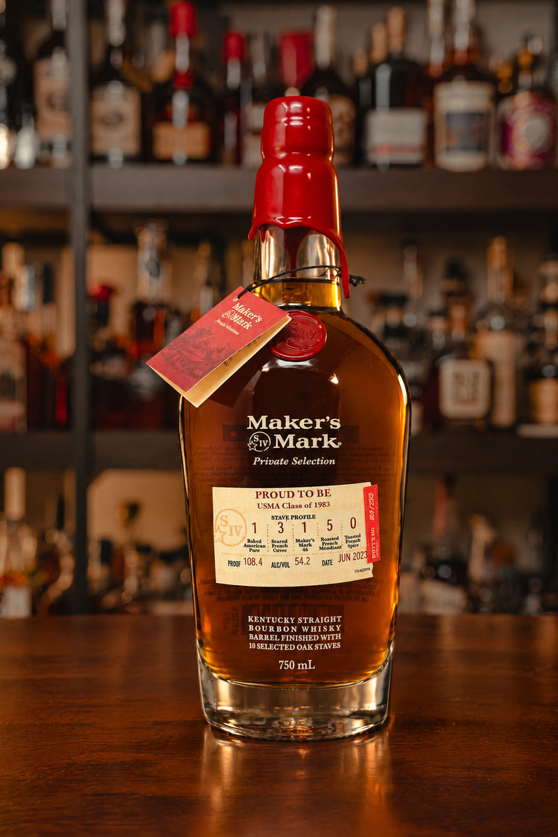 Maker’s Mark Private Select Bourbon - "Proud To Be" USMA Class of 1983 108.4 proof