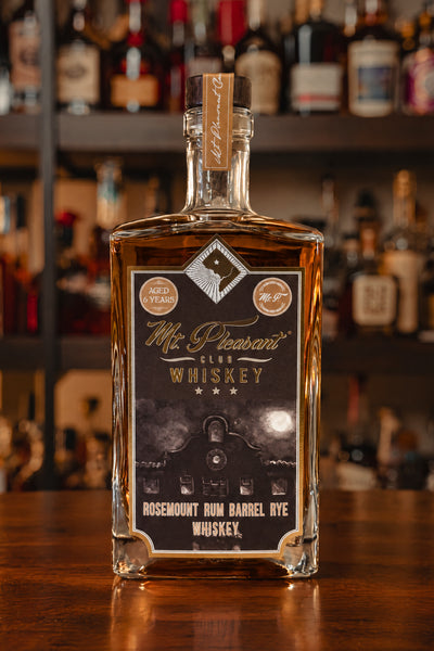 Mt. Pleasant Club Whiskey Rosemount Rum Barrel Rye Whiskey