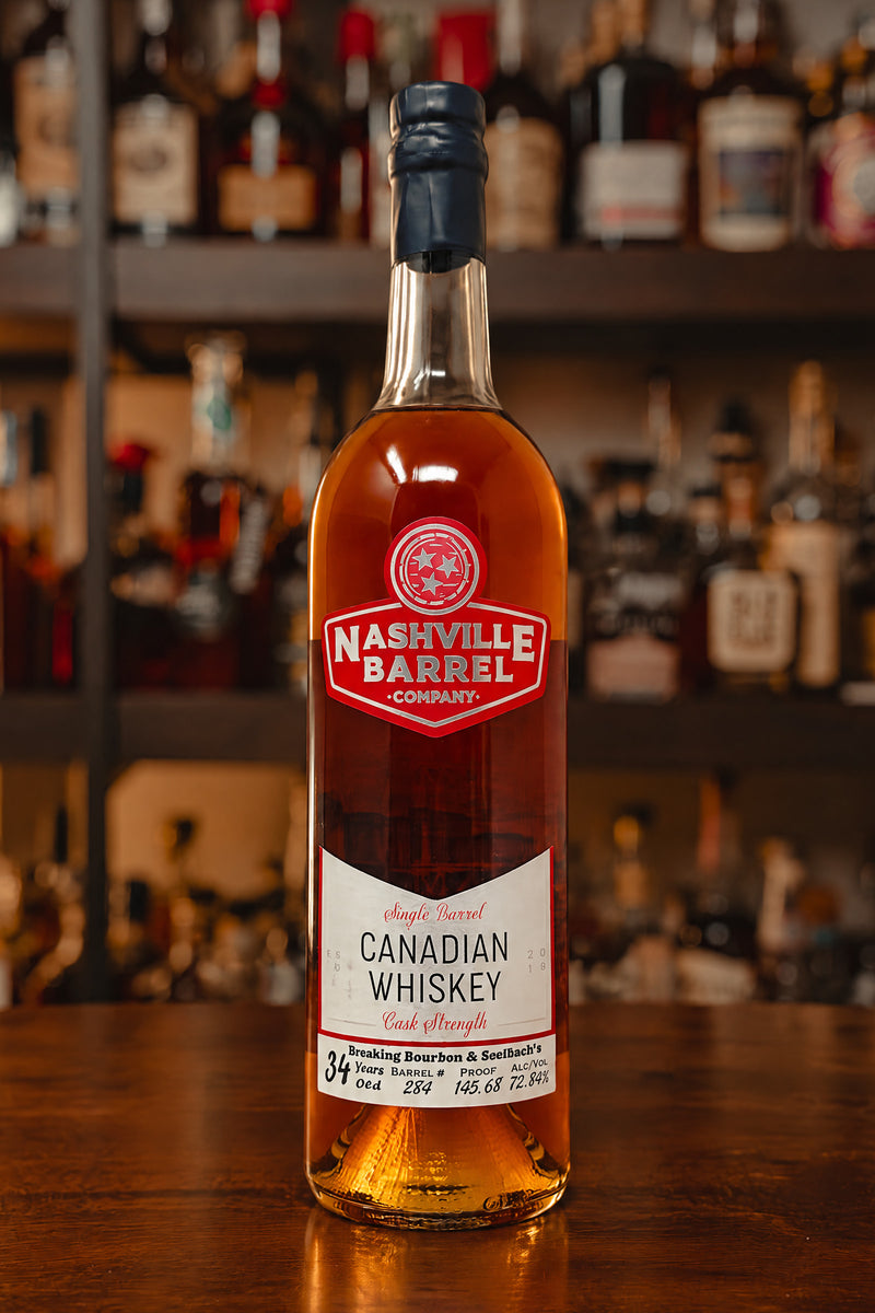 Nashville Barrel Co #284 34-Year Canadian “The Dusty Funk One” 145.68 proof - Selected by Breaking Bourbon