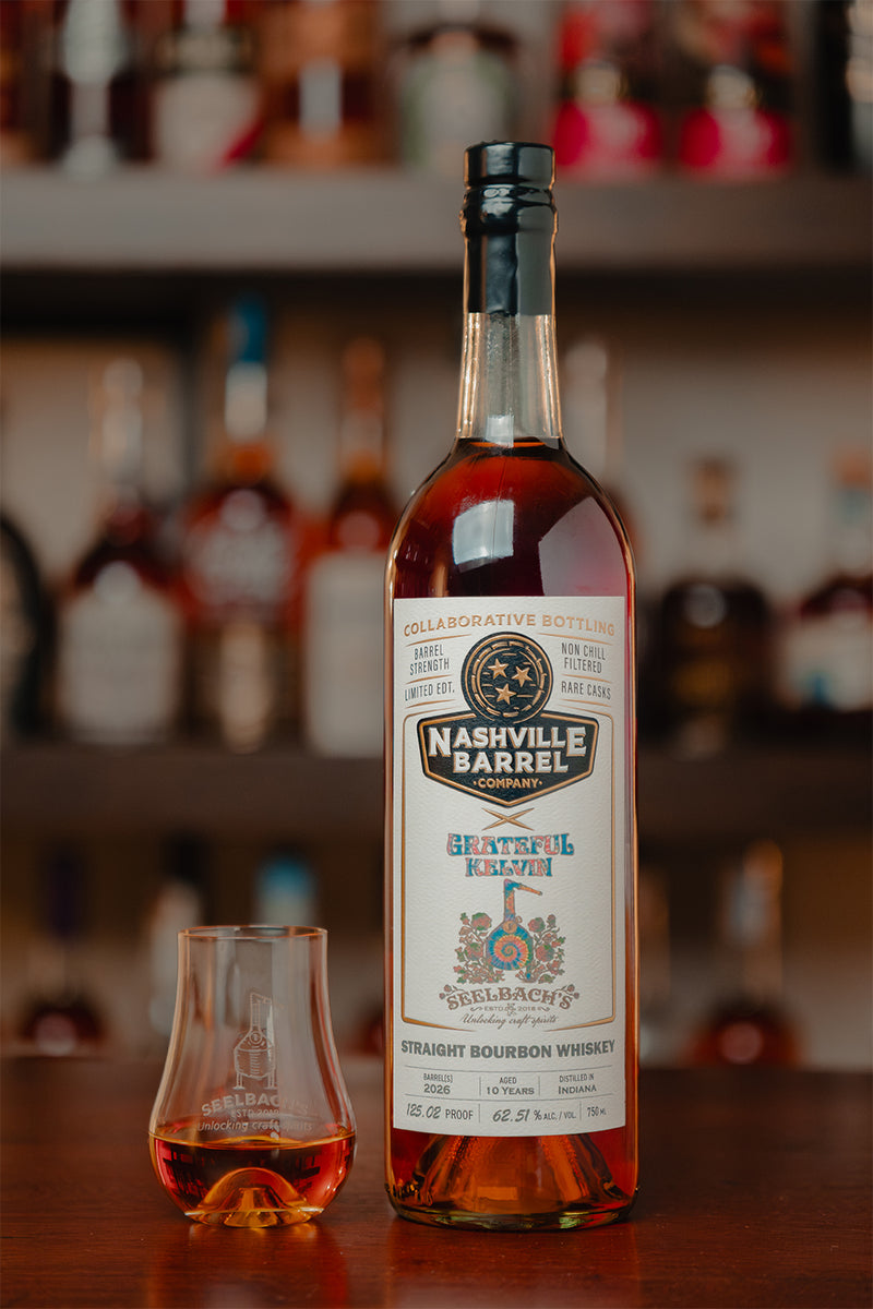 Nashville Barrel Co. "Grateful Kelvin" 10-Year Single Barrel Bourbon - Selected by Seelbach's