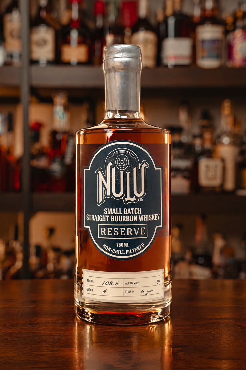 NULU Reserve Bourbon Black Label Batch #4 108.6 proof