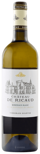 2018 Cheteau de Ricaud Bordeaux Blanc Semillon Sauvignon Blanc