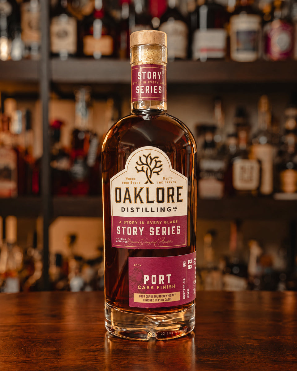 Oaklore Distilling Story Series: Port Cask Finish Four Grain Bourbon