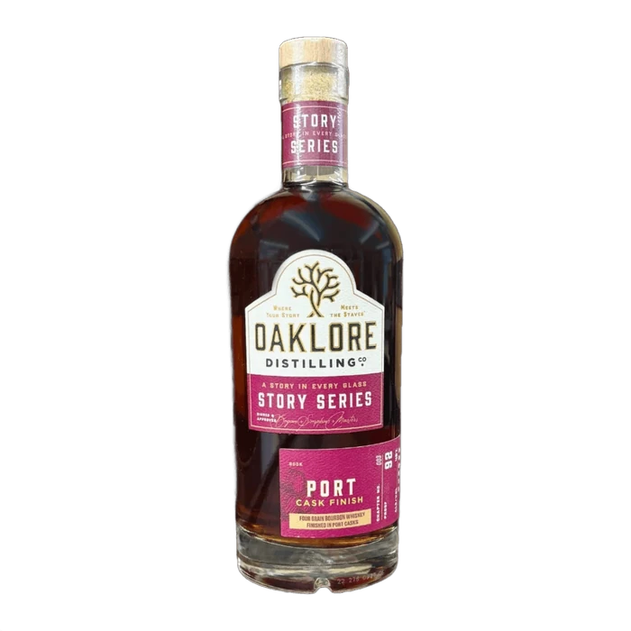 Oaklore Distilling Story Series: Port Cask Finish Four Grain Bourbon