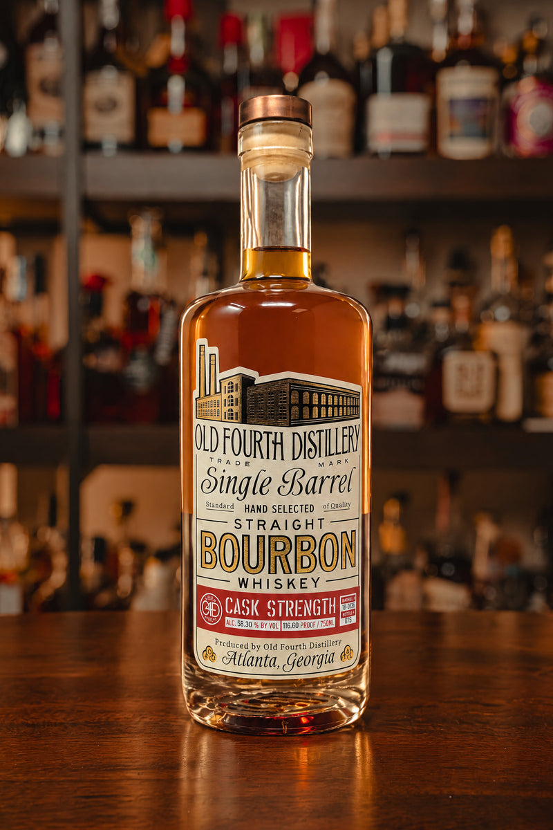 Old Fourth Distillery Single Barrel Cask Strength Bourbon 116.60 - Selected by Seelbach's #18-0136