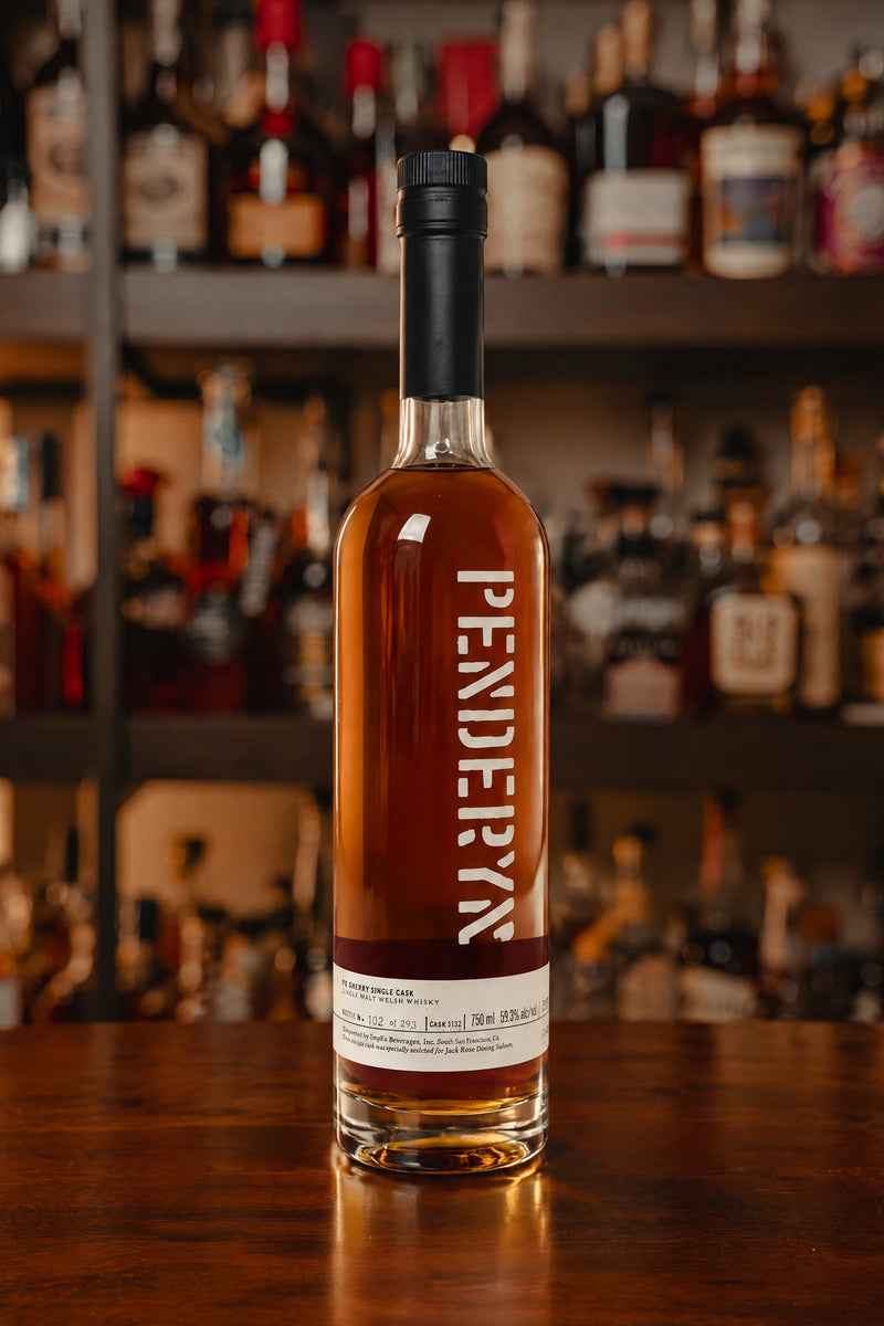 Penderyn Single Malt Welsh Whisky PX Sherry Single Cask 118.6 proof