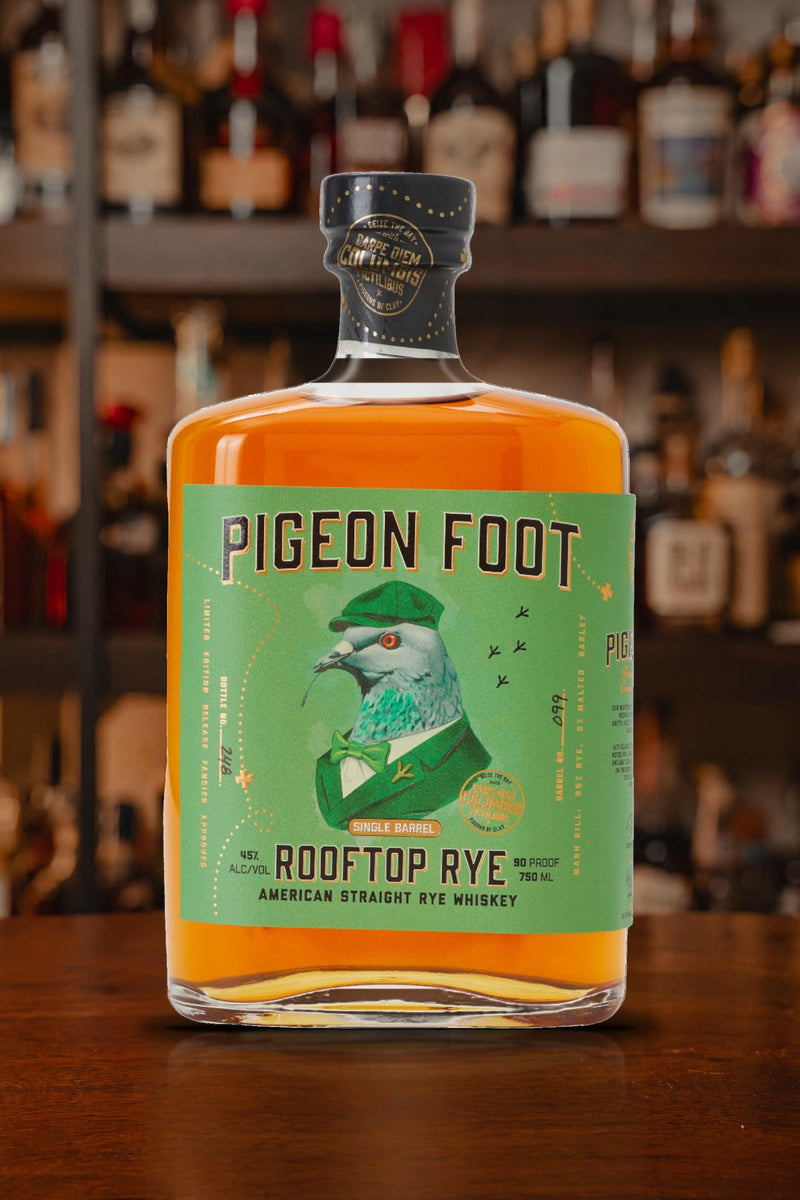 Pigeon Foot Rooftop Single Barrel Rye Whiskey