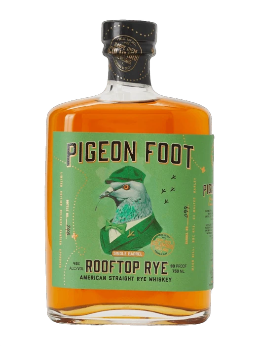 Pigeon Foot Rooftop Single Barrel Rye Whiskey