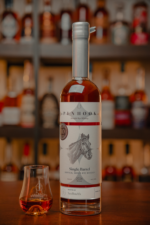 Pinhook 2026 TIZ Vertical Series 10-Year Single Barrel Rye #1695 119.1 proof - Selected by Seelbach's