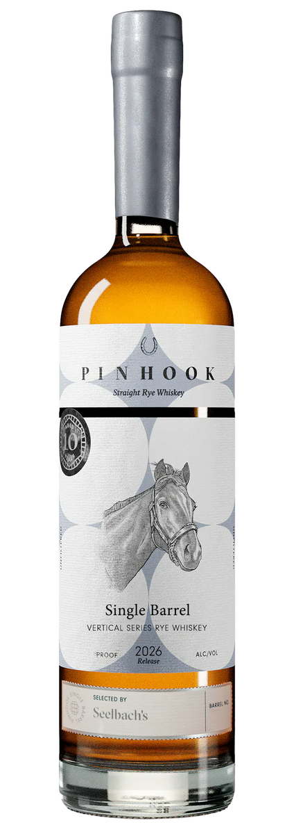 Pinhook 2026 TIZ Vertical Series 10-Year Single Barrel Rye #1695 119.1 proof - Selected by Seelbach's
