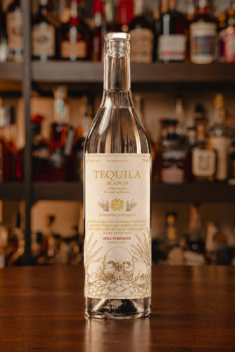 PM Spirits Project Tequila Blanco Still Strength 110 proof