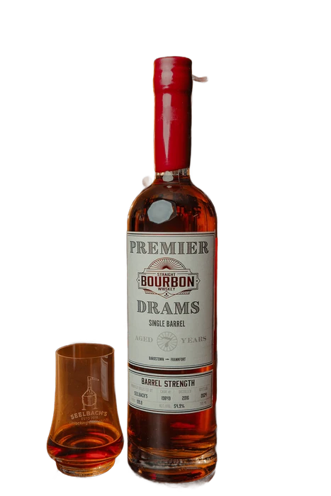 Premier Drams Single Barrel Bourbon #19849 109.8 proof - Selected by Seelbachs