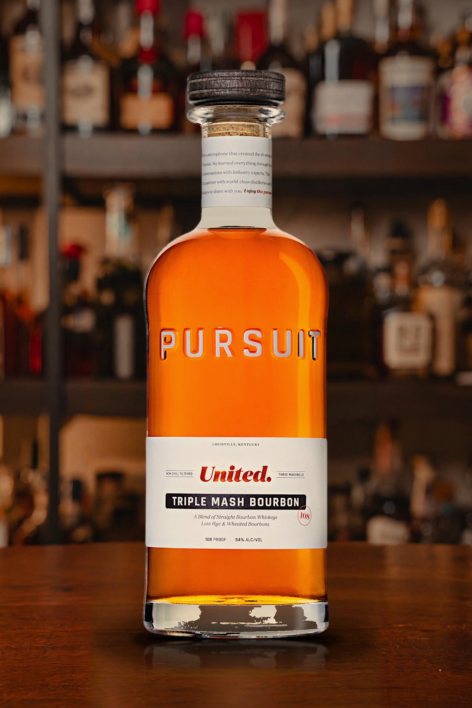 ウイスキー Pursuit United Blended Straight Bourbon Pursuit United Bourbon 108 Proof – Seelbach's