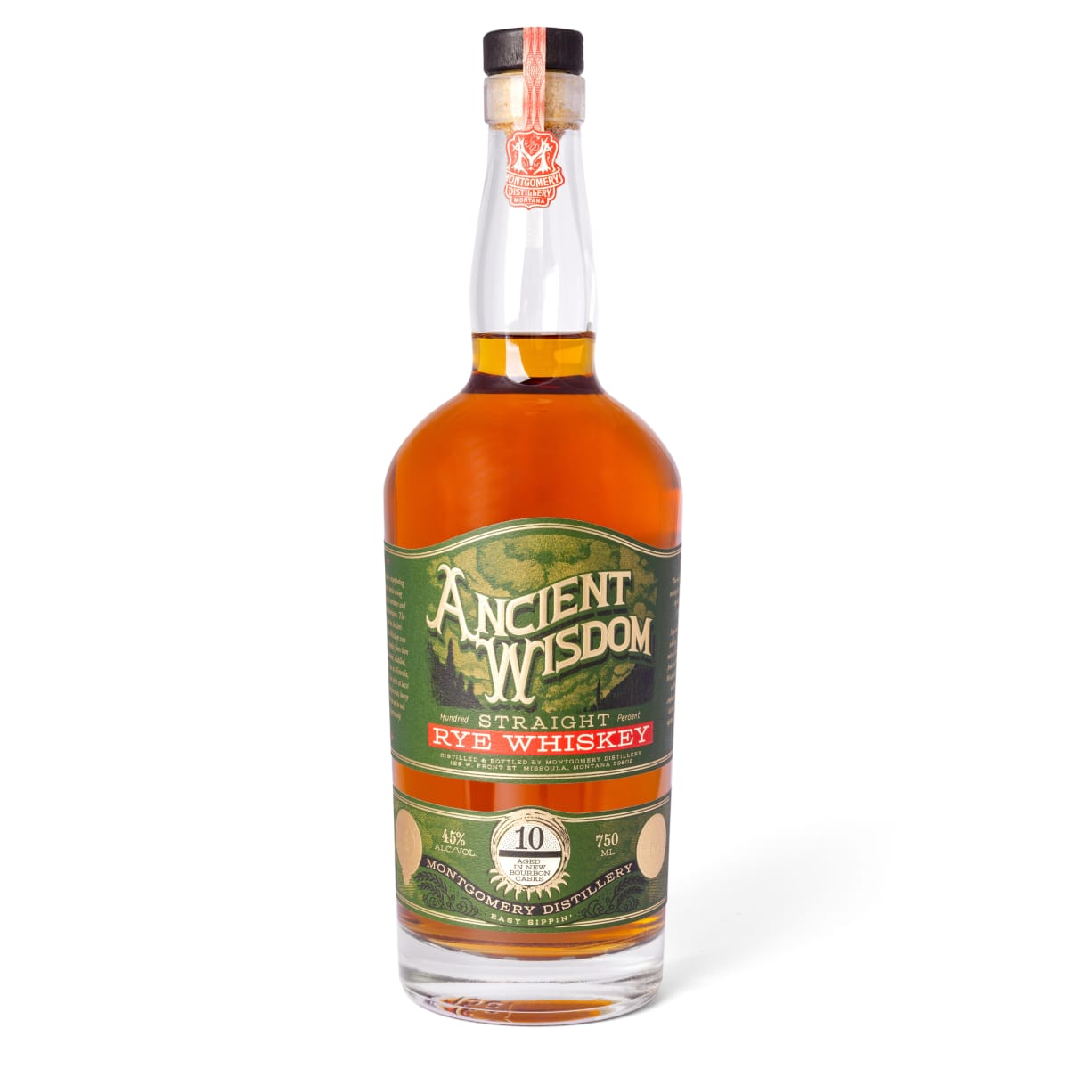 Montgomery Distillery Ancient Wisdom Straight Rye Whiskey