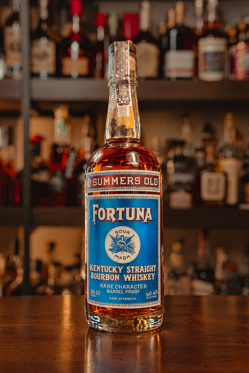 Rare Character Fortuna 8 Summers Old Barrel Proof Bourbon Whiskey