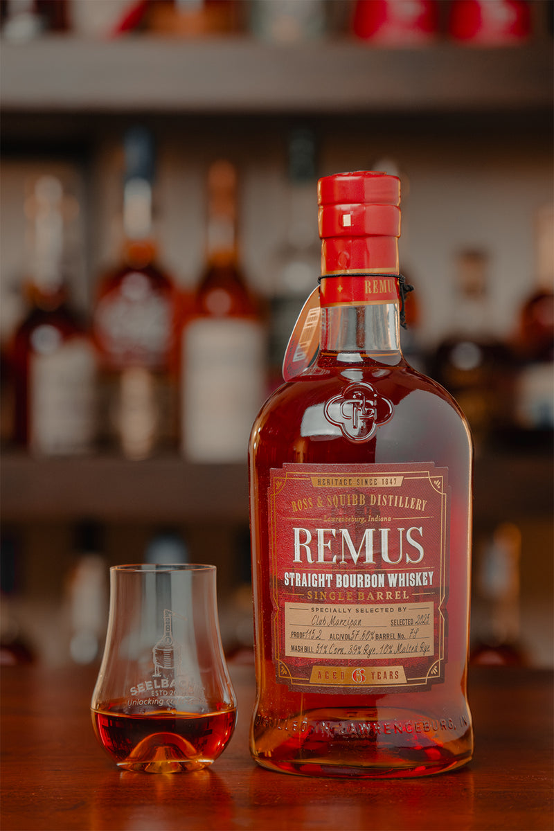 Remus Single Barrel Bourbon 115.2 proof - Selected by Club Marzipan