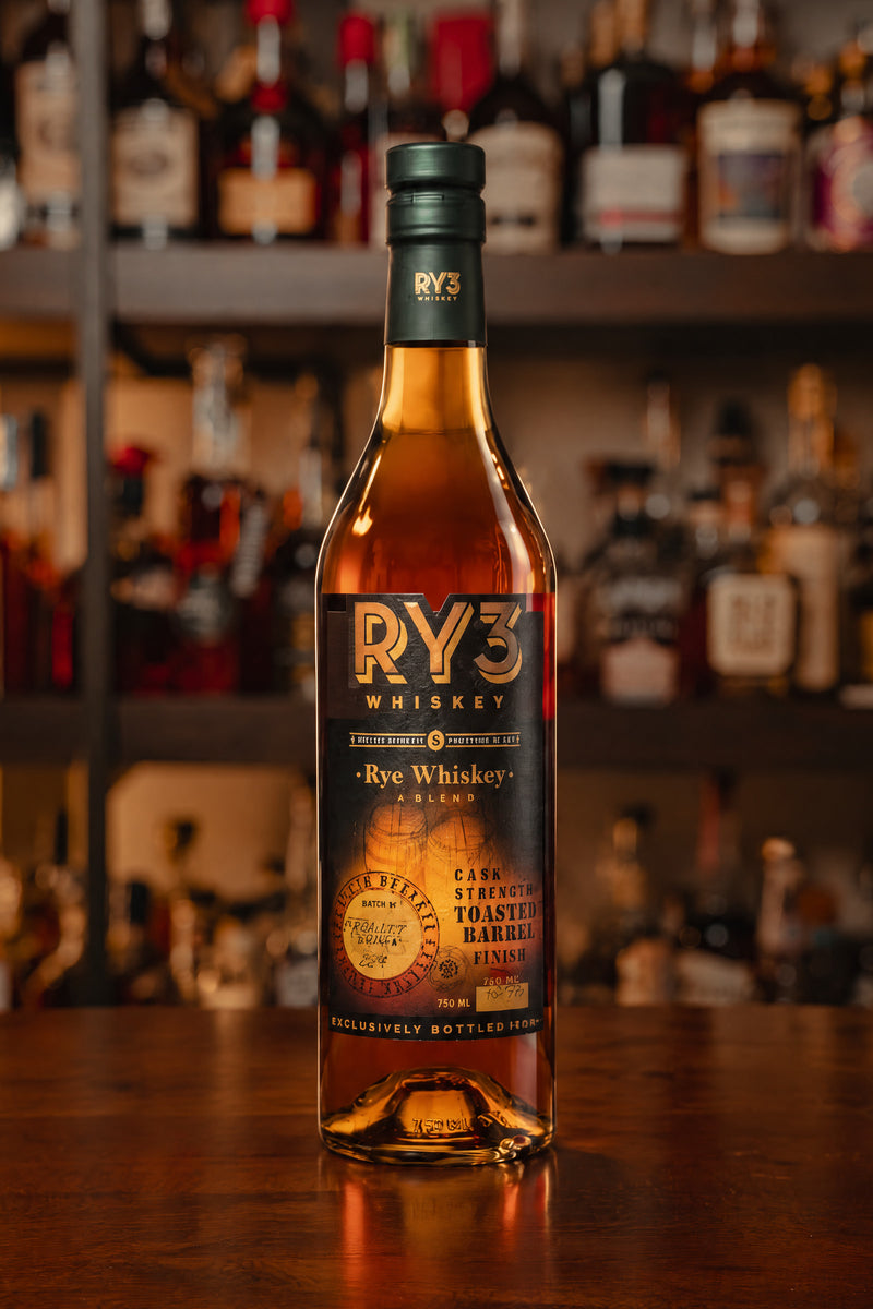 Ry3 Whiskey Toasted Barrel Finish Cask Strength