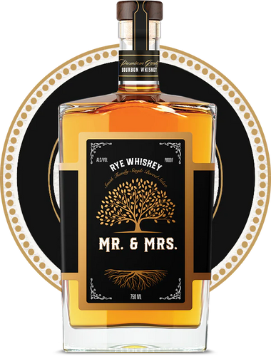 Mr & Mrs Bourbon Black Oak Tree Rye Whiskey