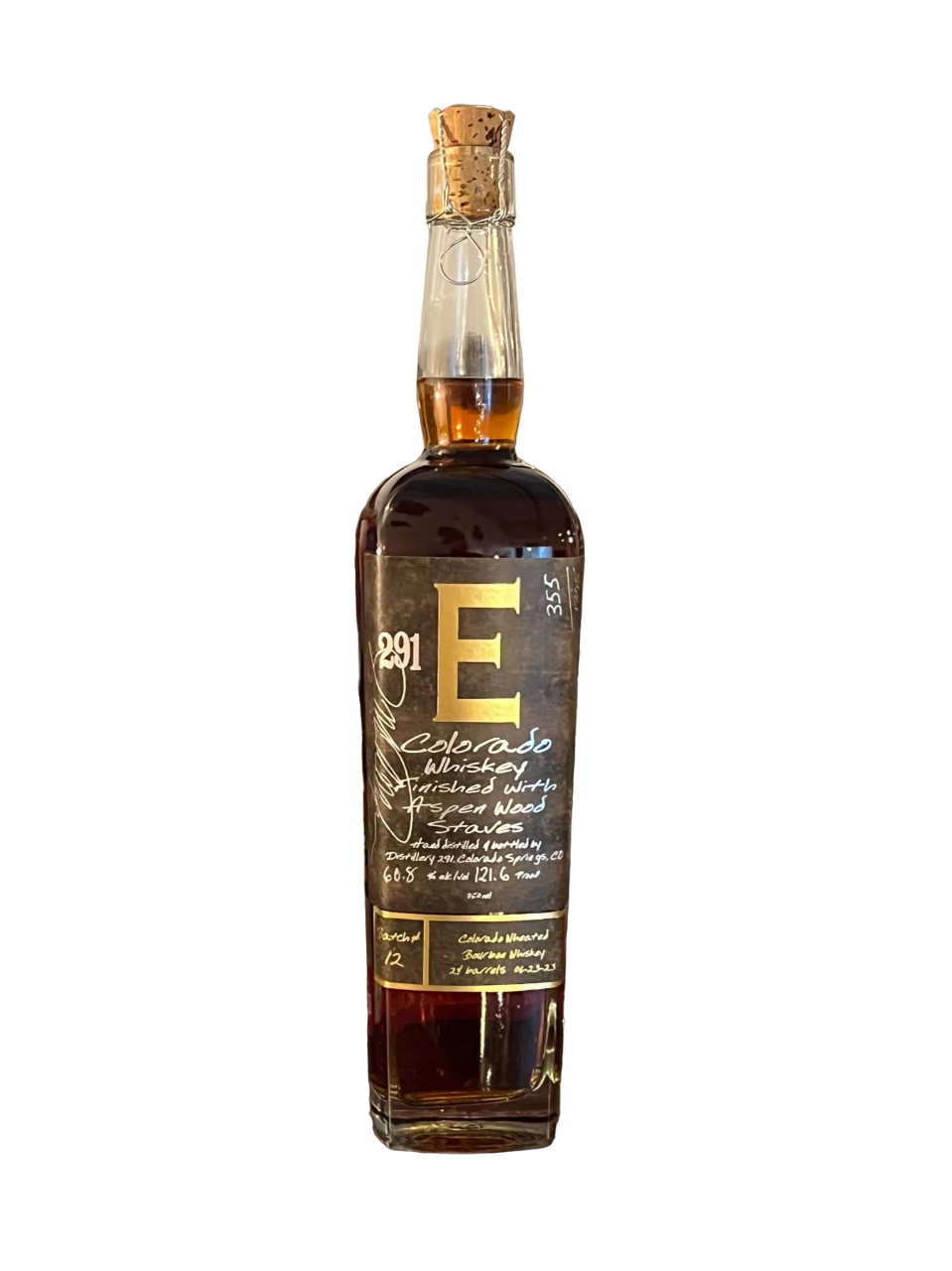 291 E Colorado Wheated Bourbon Whiskey Batch 12 121.6 proof