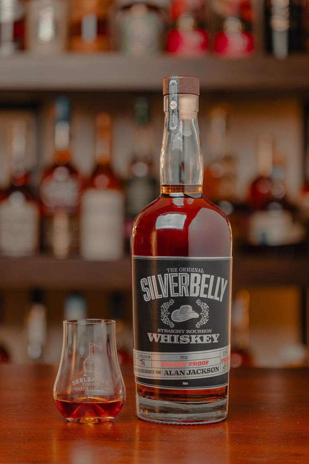 Silverbelly Whiskey Single Barrel Bourbon #17239 115 proof