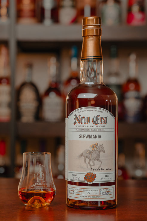 New Era Whiskey "Slewmania" 10-Year Cask Strength Single Barrel Bourbon #46 - Selected by Seelbach's