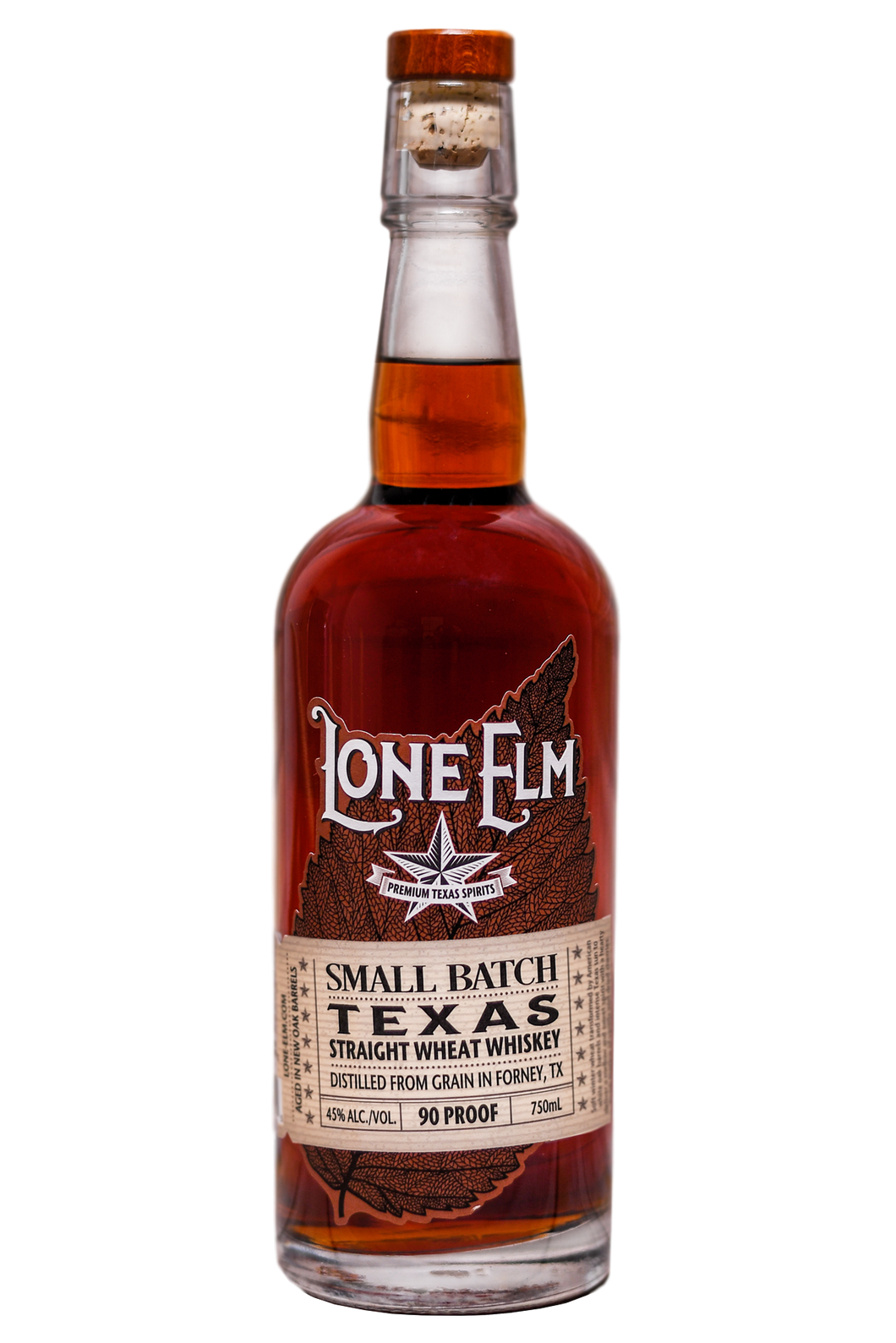 Lone Elm Small Batch Texas Wheat Whiskey 90 Proof