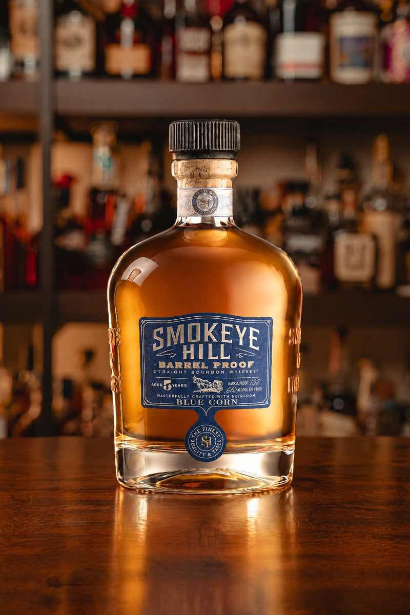 Smokeye Hill Blue Corn Barrel Proof Straight Bourbon Whiskey