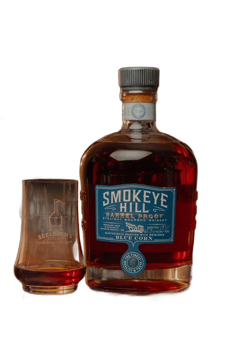 Smokeye Hill Blue Corn Barrel Proof Straight Bourbon Whiskey