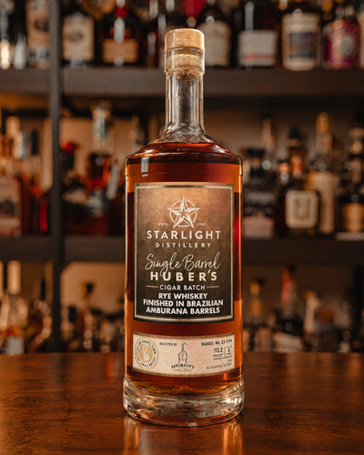 Starlight Distillery Amburana Barrel Finished Rye Whiskey #23-2154 113.2 proof - Selected by Seelbach's