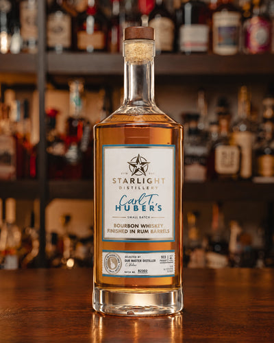 Starlight Distillery Carl T. Huber's Bourbon Whiskey Finished in Rum Barrels #B2302 103 proof