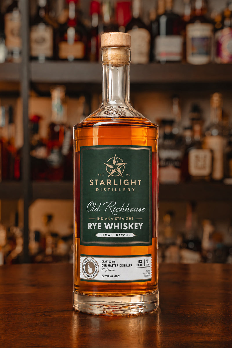 Starlight Distillery Old Rickhouse Indiana Straight Rye Whiskey