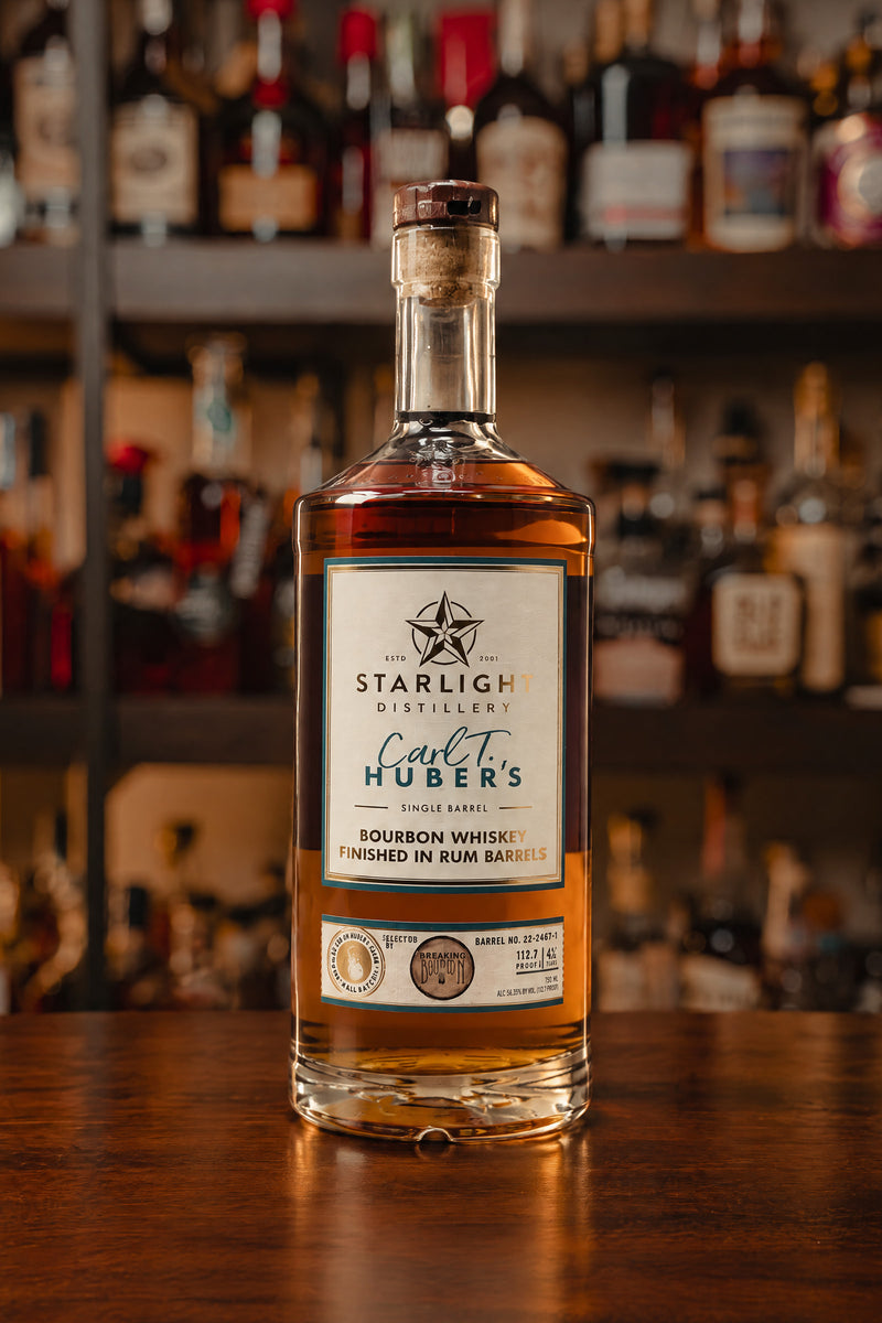 Starlight Distillery Rum Finished Bourbon Whiskey 112.7 Proof #22-2467-1 Selected by Breaking Bourbon