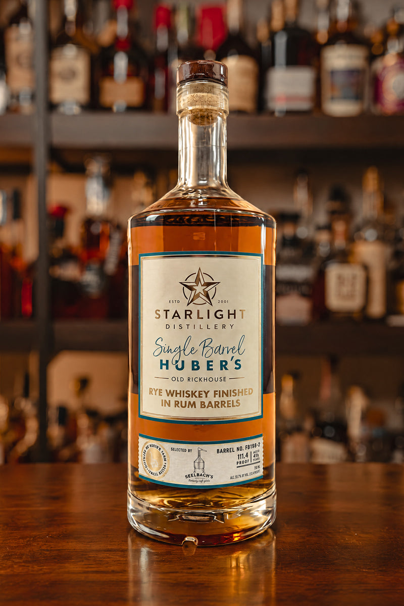 Starlight Distillery Rye Whiskey Finished In Rum Barrel 111.4 Proof - Selected by Seelbach's