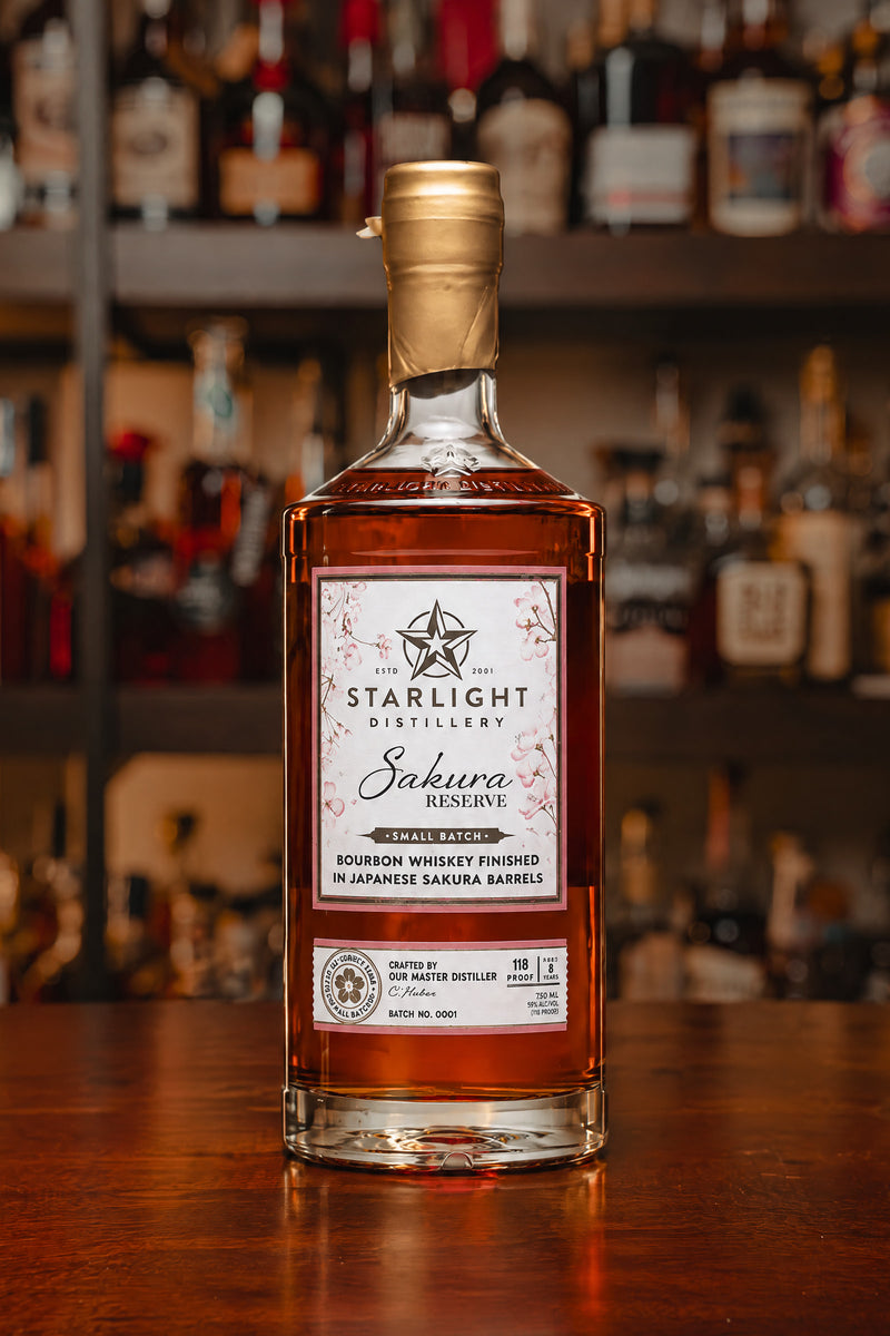 Starlight Distillery Sakura Finished Bourbon Batch 03