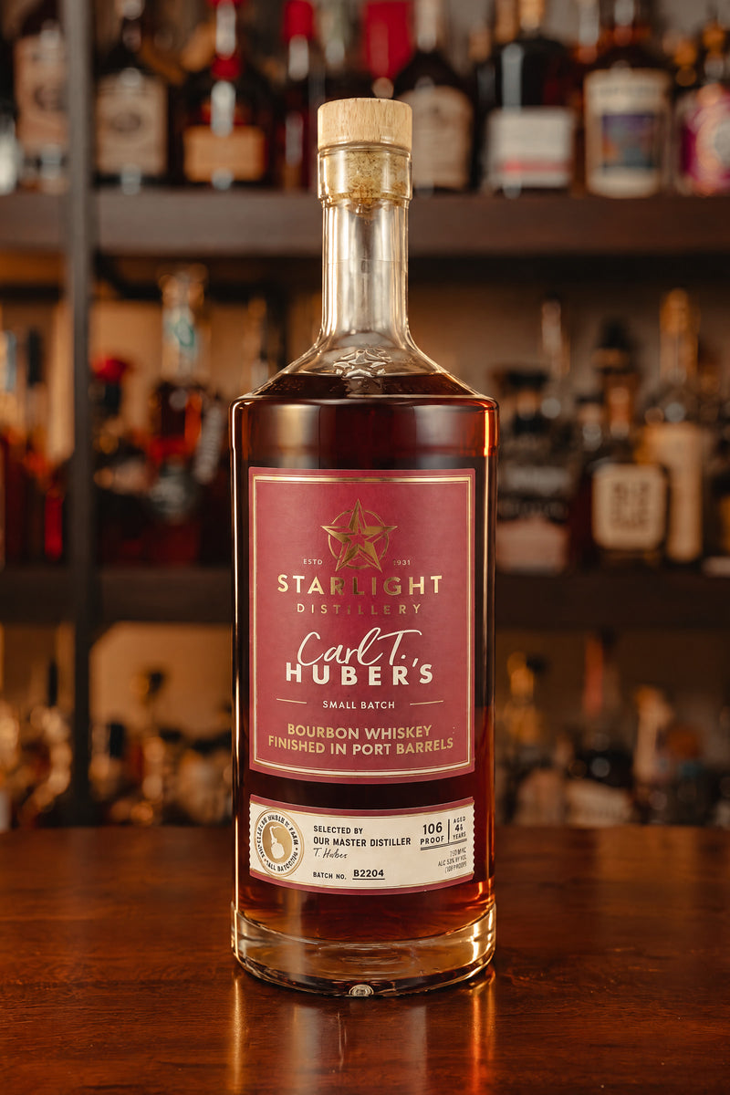 Starlight Distillery Small Batch Bourbon Whiskey Finished in Port Barrels