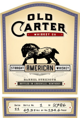 Old Carter American Whiskey Batch 11
