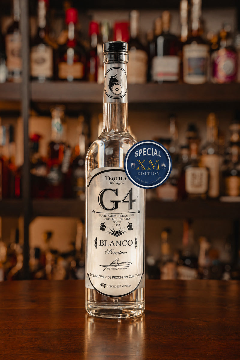 Tequila G4 XM Edition High Proof Blanco 108 Proof
