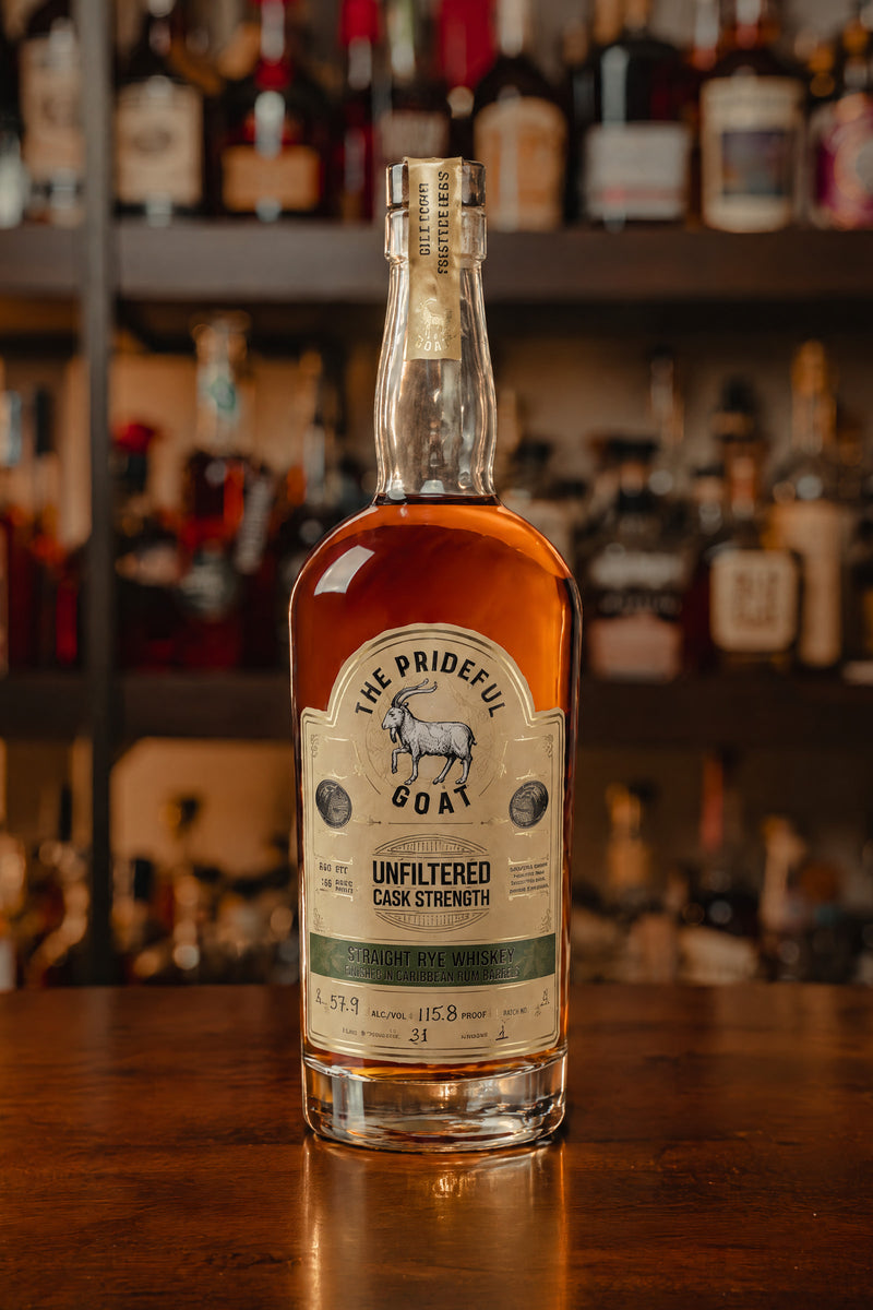 The Prideful Goat Straight Rye Finished In Caribbean Rum Barrels