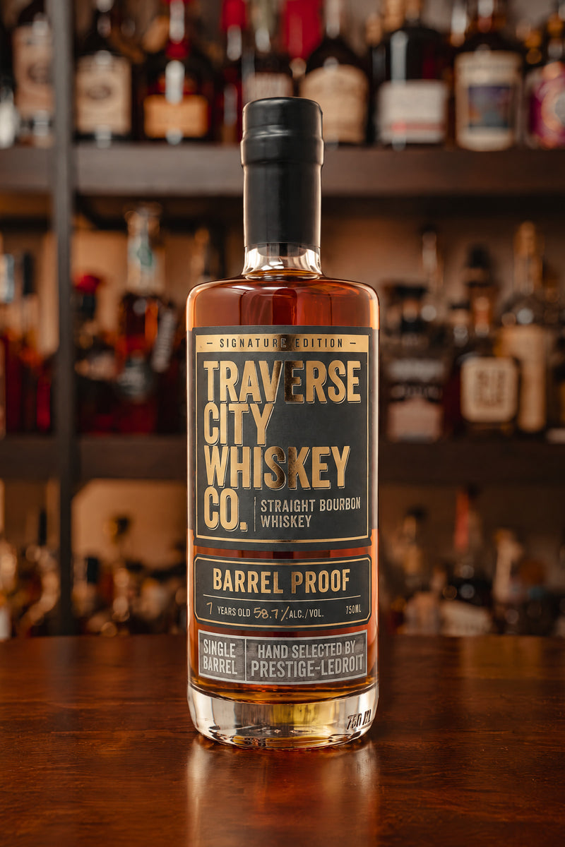 Traverse City Whiskey Co. Barrel Proof Bourbon#21-O964 7-Years 58.7%