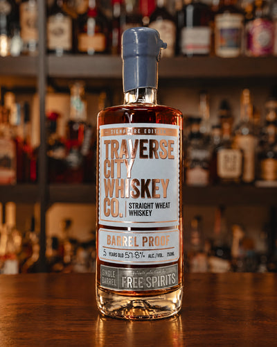 Traverse City Whiskey Co Single Barrel Wheat Whiskey "Free Spirits" 57.6% W17-031 proof - Selected by Bourbon Belle & PicandPours